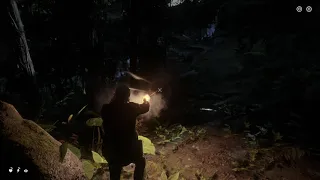 red dead redemption 2 micah falls into a booby trap