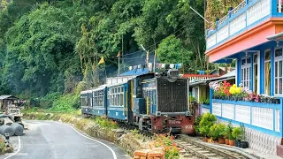 Outside perspective of Darjeeling Himalayan Railway - Siliguri to Darjeeling full journey