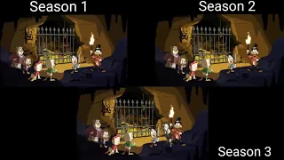 DuckTales' 17- Season 1-3 Intro Comparison