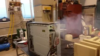 Computer smoking and exploding