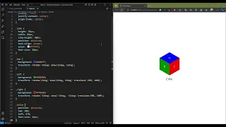 CSS Tutorial: 3D Cube Shape #html #css #tutorial #3d #cube  #shape