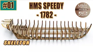 Campaign #01 - HMS SPEEDY (1782) - SKELETON - MarisStella (Croatia)