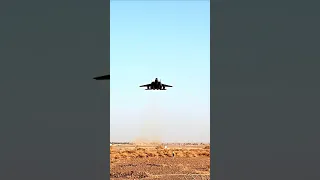 Strike Eagle takes off overhead