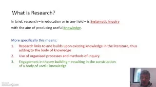 What is Educational Research?