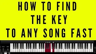 How to find the key of a song on piano (Instructor - Emmanuel)