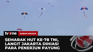 Atraksi Freefall dari Anggota TNI-Polri Ramaikan Perayaan HUT TNI | Kabar Khusus tvOne