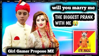 WILL YOU MARRY ME ? GIRL GAMER PROPOSE ME 😱 | PUBG MOBILE