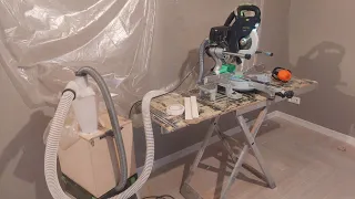 Additional dust removal on the festool capex 60  + cyclone Дополнительное пылеудаление на капекс 60