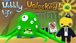 I UNLOCKED THE MONSTER PET IN WOBBLY LIFE