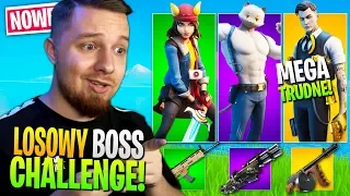 Losowy BOSS challenge w Fortnite ... (mega trudne!)