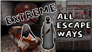 Granny 1.8 EXTREME + NIGHTMARE MODE WITH UNLOCKING ALL ESCAPE WAYS