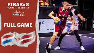 Netherlands v Latvia | Men's - Full Game | FIBA 3x3 Olympic Qualifier