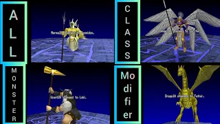 [PSX] All Monster Class Modifier Animation Brigandine Legend of Forsena