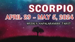 WOW! SOBRANG SWERTE KA NGAYON! ♏️ SCORPIO APRIL 29 - MAY 5, 2024 WEEKLY TAGALOG #KAPALARAN888