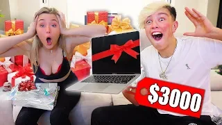 $3000 GIFT SWAP CHALLENGE WITH MY EX BOYFRIEND!