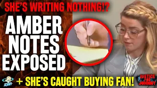 INSANE! Amber Notes REVEALED! She's Writing NOTHING?! + Team Amber CAUGHT Buying Fans On Camera?!