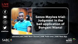 Senzo Meyiwa trial | Judgment in the bail application of the second accused Bongani Ntanzi