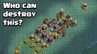Every Troop VS Epic Defense Formation | Builder Base Edition | Clash of Clans