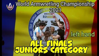 ★ ALL JUNIORS LEFT HAND ★ ALL FINALS ★ WORLD ARMWRESTLING CHAMPIONSHIP 2021★