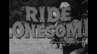 Ride Lonesome 1959 HD Trailer Randolph Scott, Karen Steele, Pernell Roberts 16mm