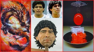 Remembering Diego Maradona polymer clay sculpture | Yoi Creative Art is Life #1