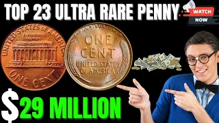 Top 23 Ultra Rare Penny Coins Worth A Lot Of Money! Pennies Worth Money