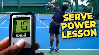 How I Hit 110+ MPH Serves Without Launching