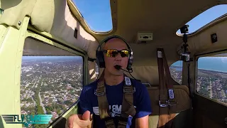 Turning with a Slip | (not for student pilots) Using flaps for drag and lift