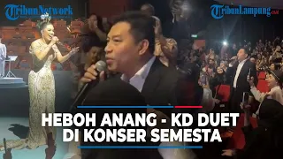 Heboh Anang Hermansyah Duet dengan Kris Dayanti di Konser Semesta