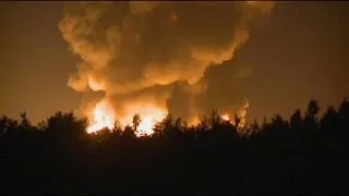 Под Киевом сгорела нефтебаза