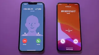 Apple iPhone 13 Pro & Samsung Galaxy S22 Fake Incoming Call