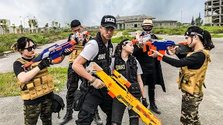 Superheroes Nerf:Duo SWAT X-Shot Nerf Guns Fight Against Criminal Group  +More Stories