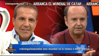 "YO NO ME PONGO BOTOX" Juanma Rodríguez a Cristóbal Soria - El Chiringuito de Jugones