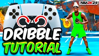 THE #1 BEST DRIBBLE TUTORIAL FOR BEGINNERS IN NBA 2K24! BEST DRIBBLE MOVES + FASTEST COMBOS NBA2K24!