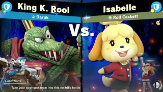 Super Smash Bros. Ultimate Spirit Board Event: Mega Spirits! Roll Caskett Spirit Battle Clear