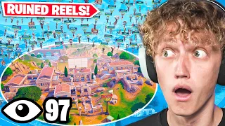 100 Players Land At RUINED REELS In Fortnite Chapter 5! (STACKED)