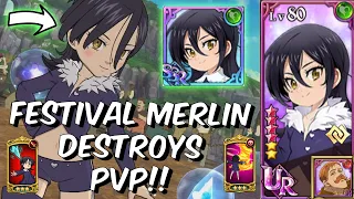 Festival Merlin DESTROYS PVP - SO MUCH BETTER THAN EXPECTED!! - Seven Deadly Sins: Grand Cross