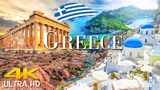 GREECE 4K ULTRA HD - Scenic Relaxation Film With Calming Music || Scenic Film