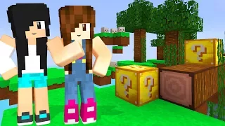 Minecraft - PERIGOS NA CORRIDA DE LUCKY BLOCK