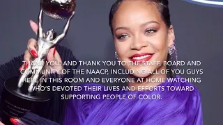 Rihanna’s NAACP Acceptance Speech 2020