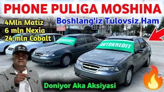 🔥 ДОНИЙОР AKA RAMAZON AKSIYASI😱 PHONE PULIGA MOSHINA BERYAPTI // 4 MLNGA MATIZ HAYDAB KETING 3-YILGA