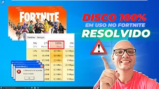 ✅RESOLVIDO!!PC GAMER TRAVANDO EM JOGOS - FORTNITE!? DISCO 100% EM USO -SOLUÇÃO RÁPIDA E DEFINITIVA