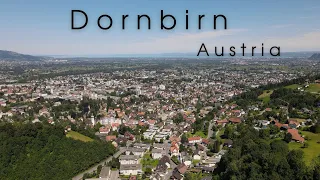 Walking through Dornbirn in Vorarlberg in AUSTRIA 05.08.2022 4k 60fps August