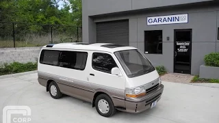 1990 Toyota HiAce Super Custom Limited VIP in depth review JDM RHD 30k miles Show Condition!
