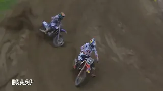 Motocross fails Падение после атаки в мотокроссе. Агрессивный мотокросс