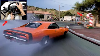 Dodge Charger R/T Drifting in Forza horizon 5 | Logitech G29 Gameplay