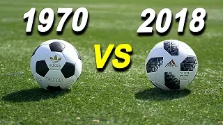 1970 vs 2018 - Match Ball Test! Which football is better?
