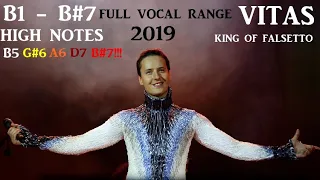 Vitas Full Updated Vocal Range 2019 (B1 - B7)