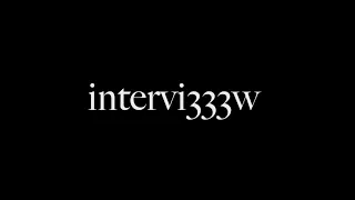 intervi333w [short horror film]