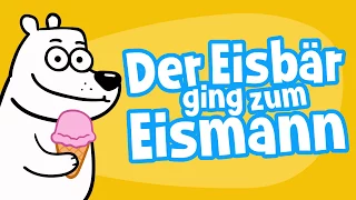 ♪ ♪ Kinderlied Eisbär - Der Eisbär ging zum Eismann - Hurra Kinderlieder